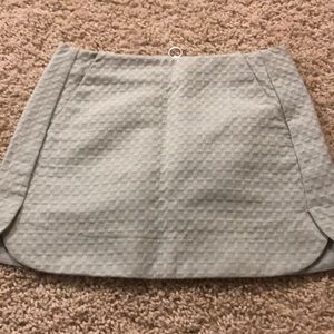 Mint Green textured skirt